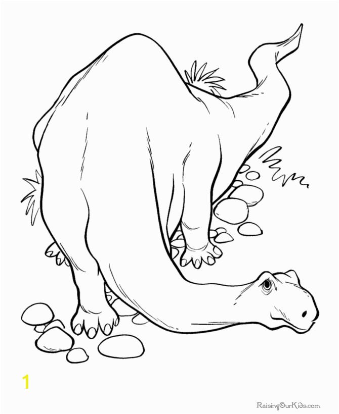 Free Printable Dinosaur Coloring Page