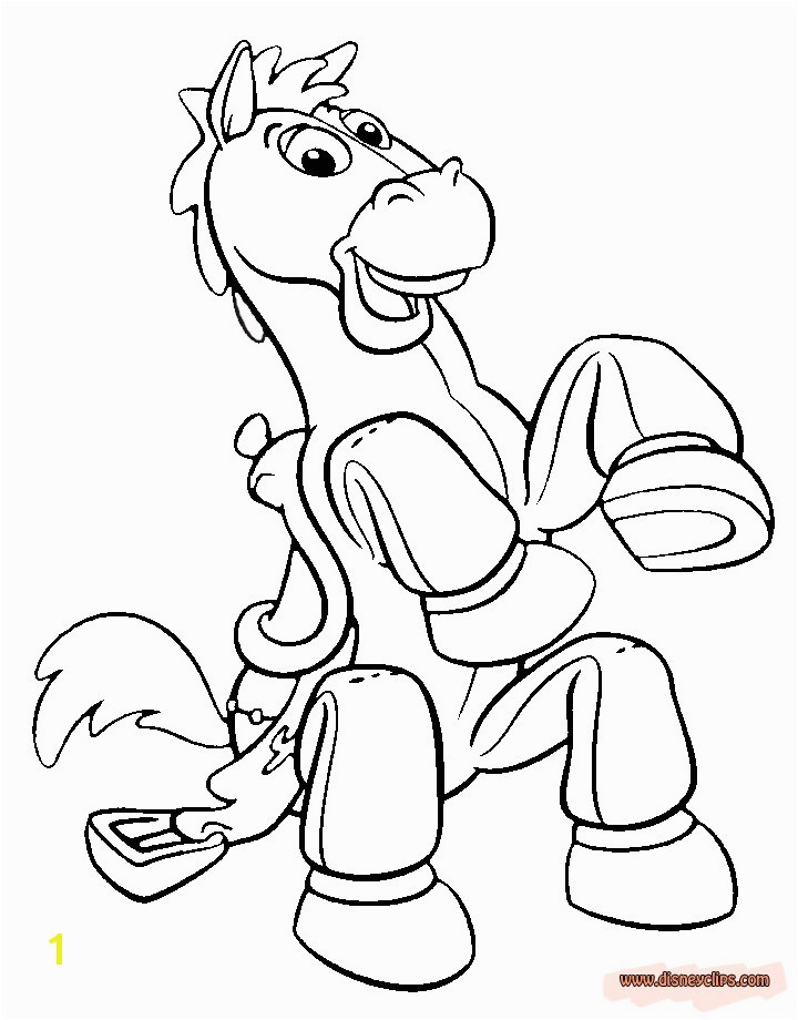 Disney Clips Coloring Pages Toy Story Printable Book Unique Image