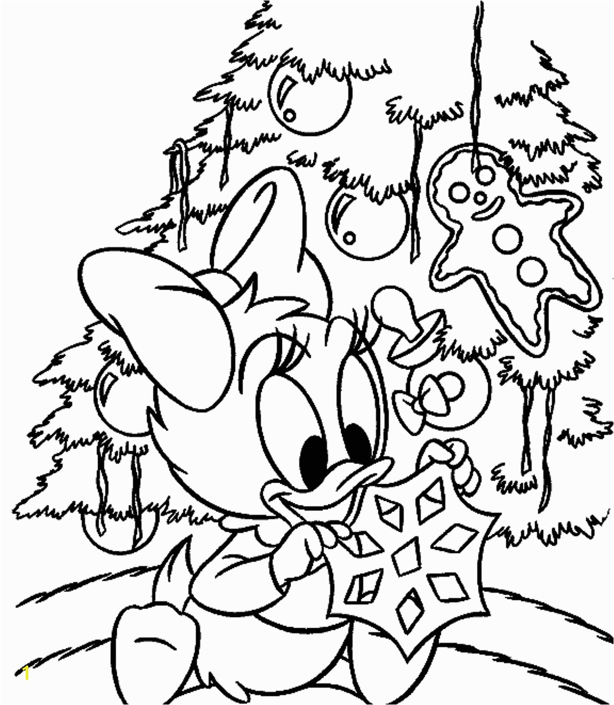 Disney Christmas Coloring Pages