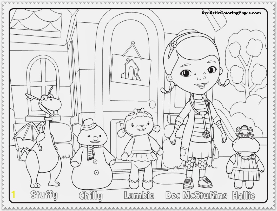 Doc McStuffins Coloring Pages For Mcstuffins Itgod Me Best At