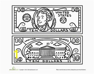 Dollar Bill Coloring Page Printable Luxury Dollar Bill Coloring Page Drawings Art Gallery 19 Beautiful