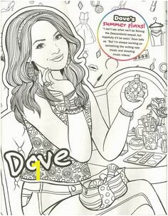 dove cameron liv mad mal coloring page