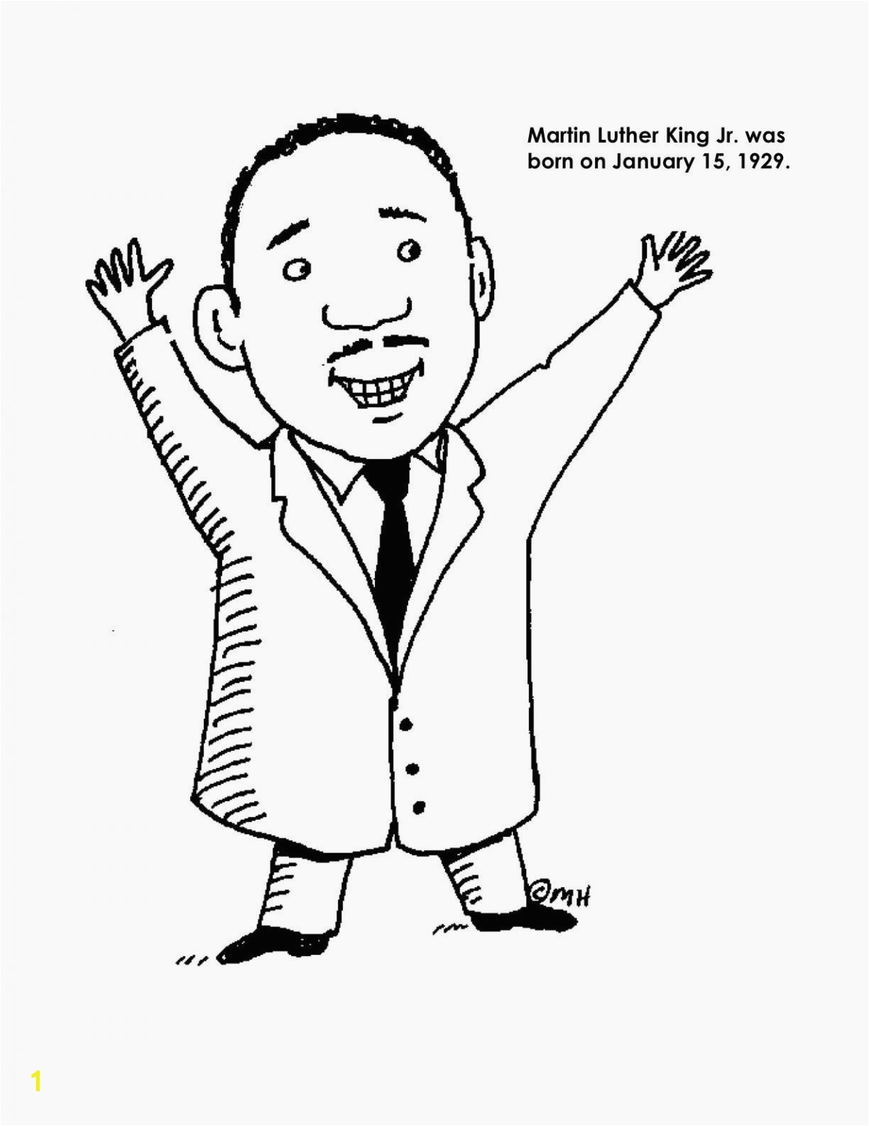 Dr Martin Luther King Jr Coloring Pages for Preschoolers 12 Beautiful Martin Luther King Jr Coloring Pages