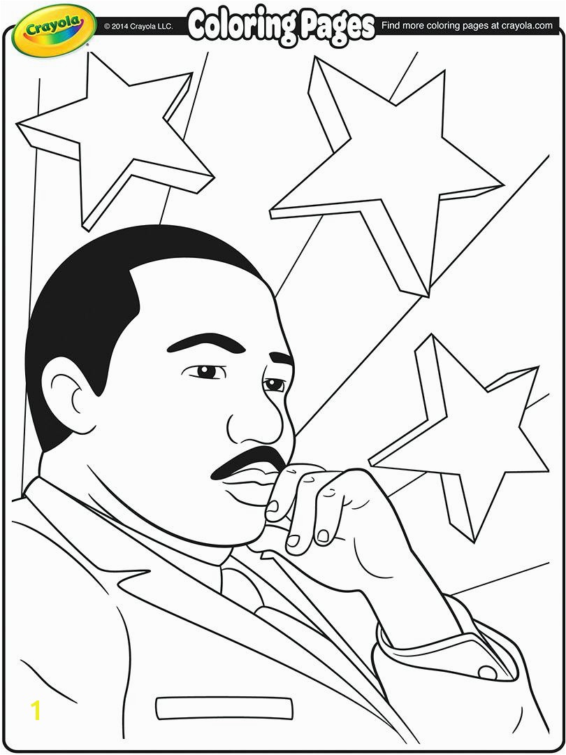 Martin Luther King Clipart Coloring Pages Famous Jr Kids Printable