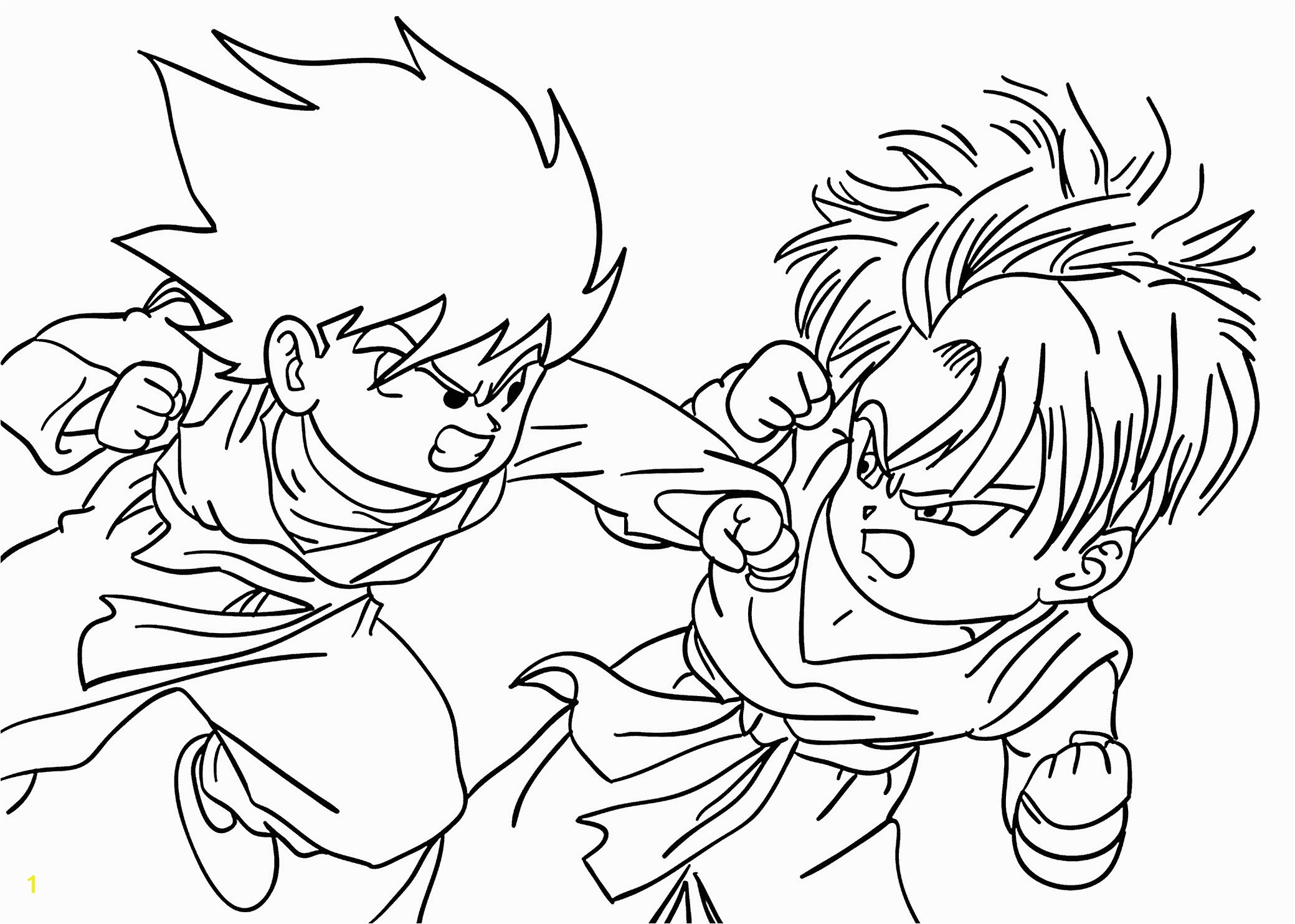 Dragon Ball Z Coloring Pages Dragon Ball Z Coloring Pages Line Heathermarxgallery