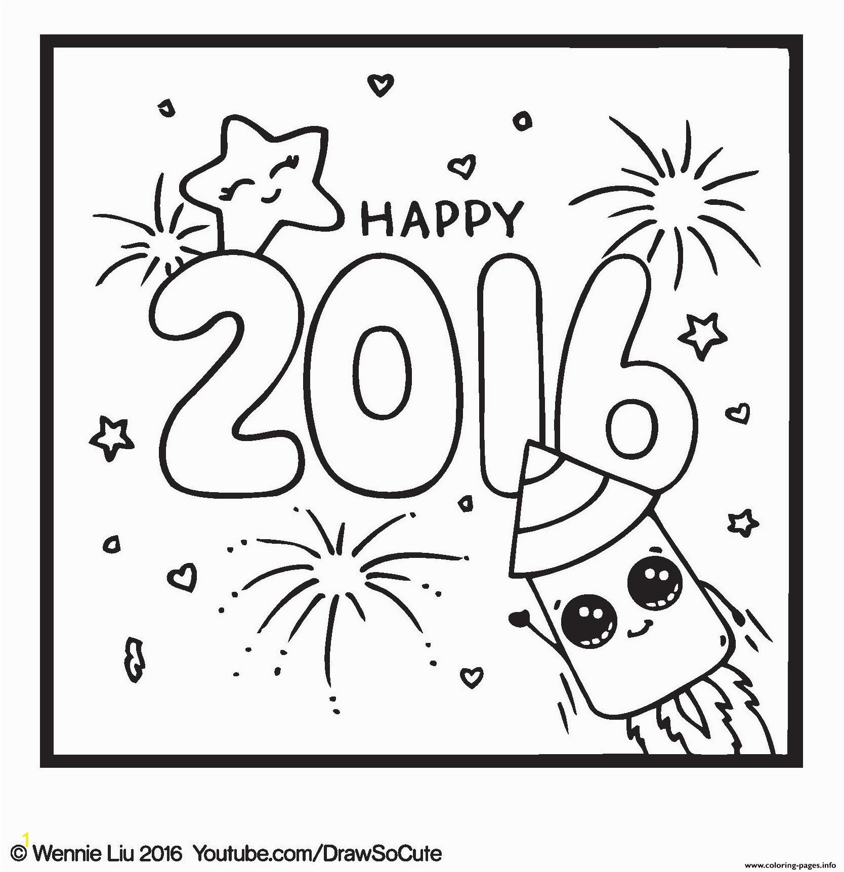 Draw so Cute Animal Coloring Pages New Year Drawing at Getdrawings