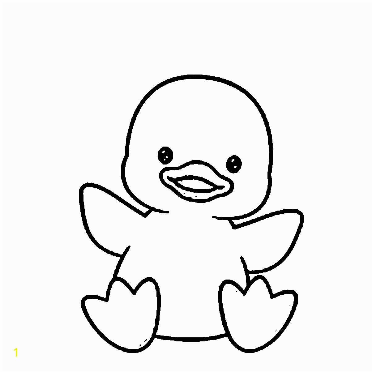 Duck Coloring Pages for toddlers Duck Coloring Pages Coloring Pages Pinterest