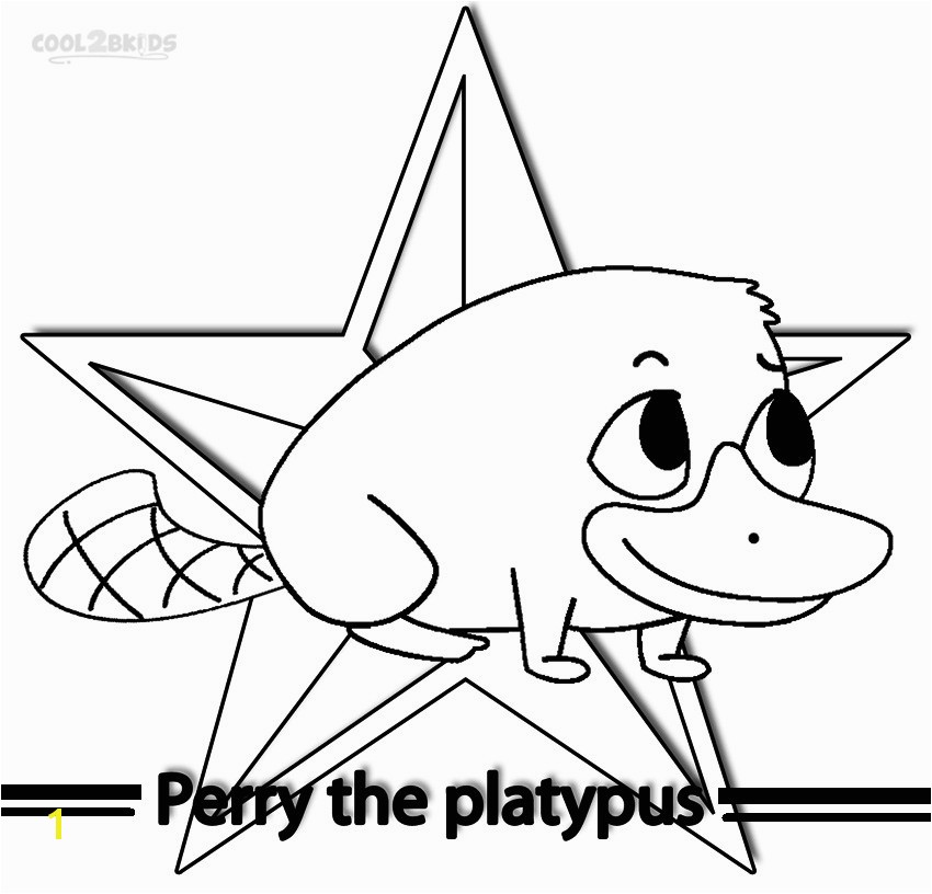 Printable Perry The Platypus Coloring Pages For Kids Cool2bkids Page 3 Duckbill