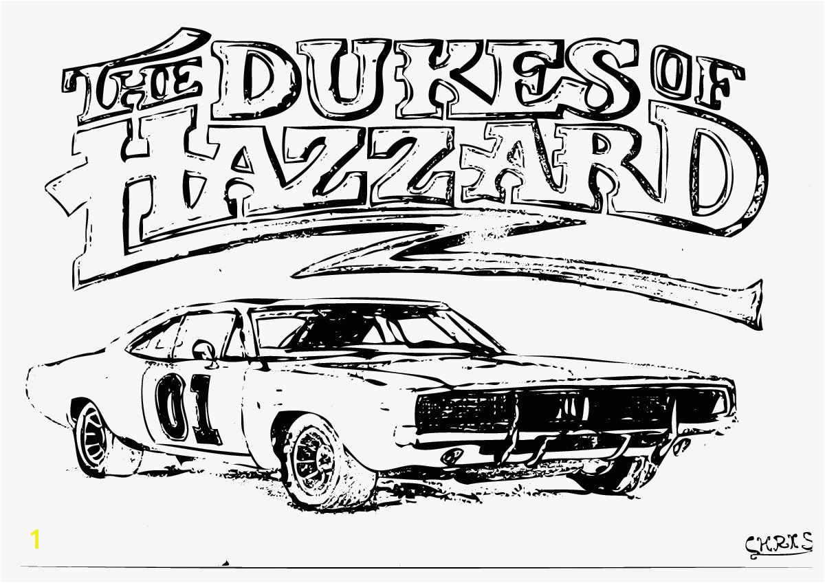 Dukes Of Hazzard Car Coloring Pages Color Pages Of General Lee Instant Knowledge