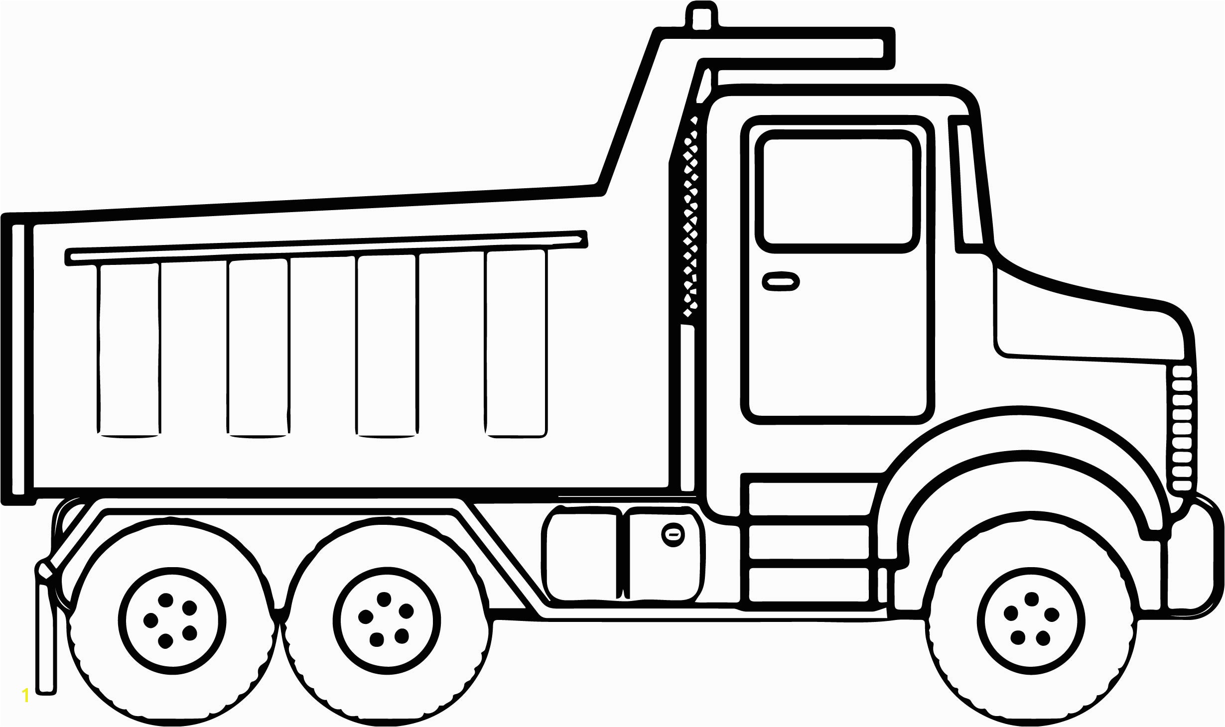 Construction Coloring Pages Tipper Truck Full Od Sand Coloring Page
