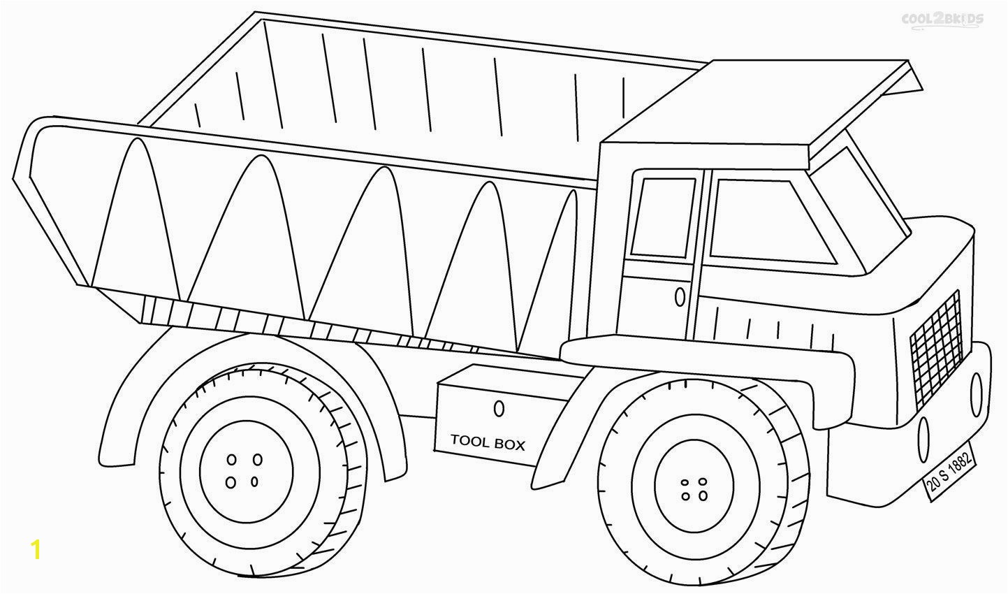 Dump Truck Coloring Pages Coloring Page A Dump Truck Printable Coloring Pages For Kids