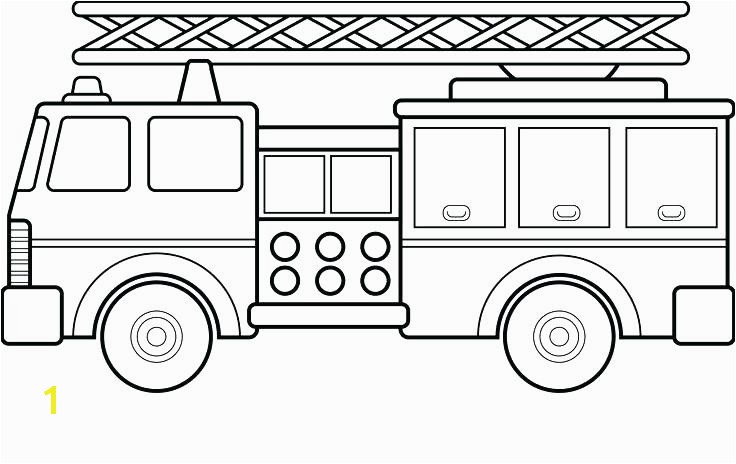 Dump Truck Coloring Pages for toddlers Coloring Fire Truck Coloring Pages Also 1 Sheet Preschool Fire