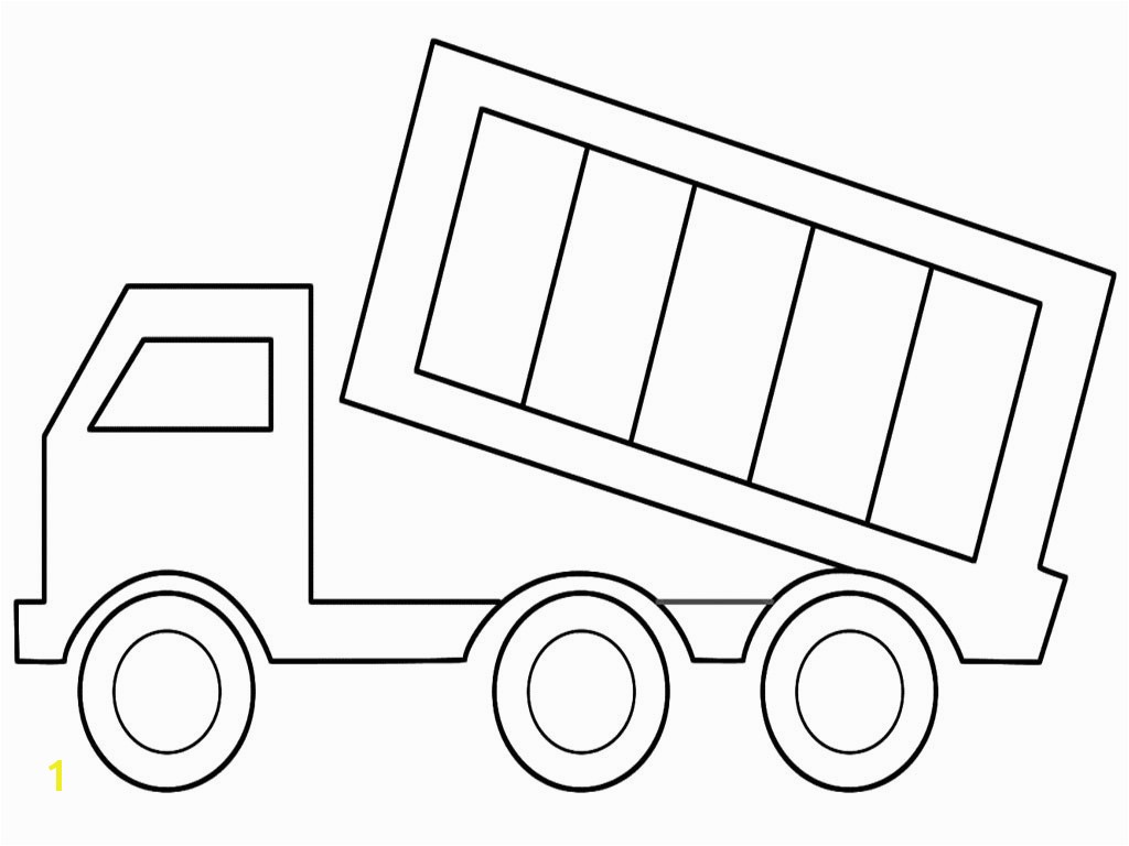 Dump Truck Coloring Pages for toddlers Dump Truck Coloring Pages Crafting Dump Truck Coloring 11 Tipper