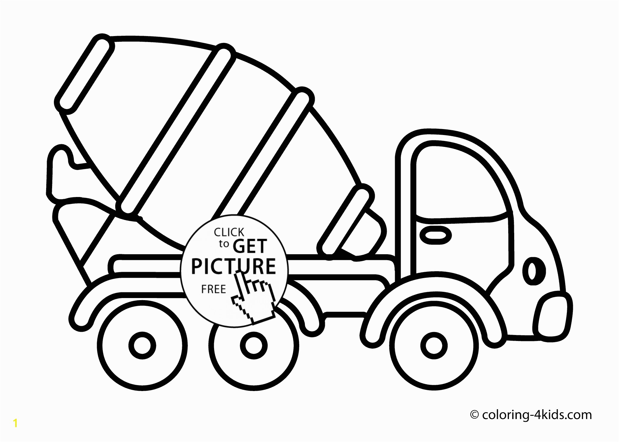 2079x1483 Cement mixer truck Transportation coloring pages concrete truck