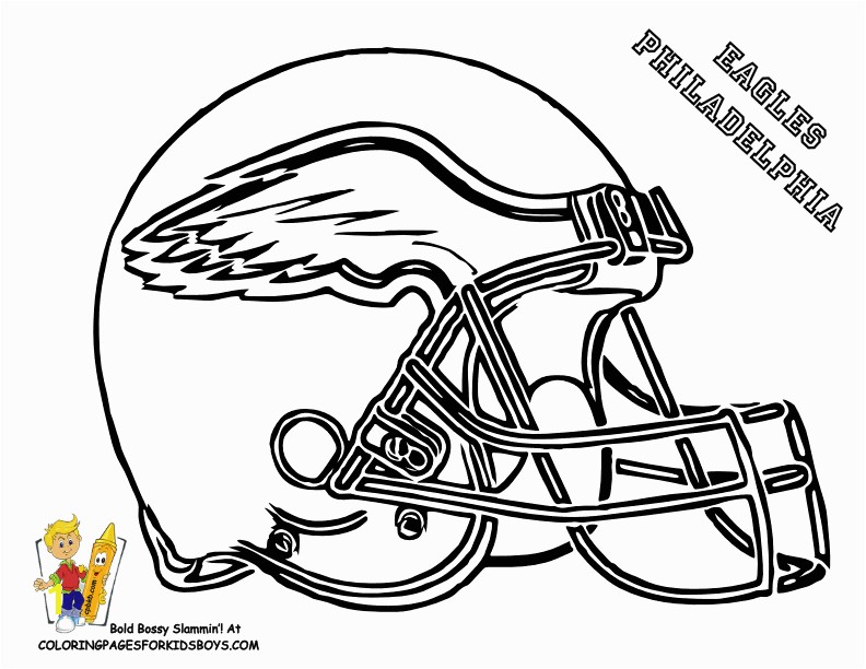 Eagles Football Player Coloring Pages Eagle Football Coloring Pages Football Helmet Coloring Page 01