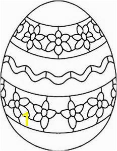 Easter Egg Coloring Template Bing