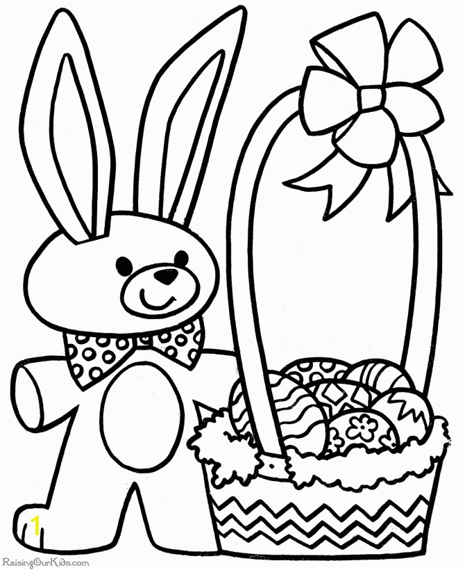 Easter Pages to Print and Color Printable Easter Coloring Pages 005