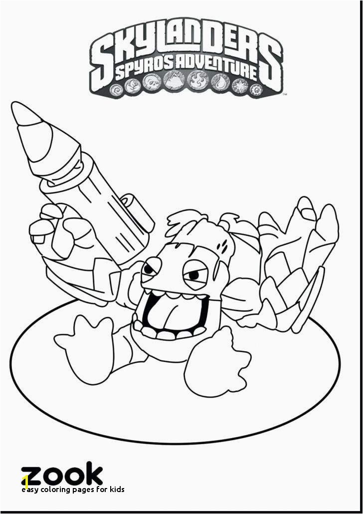 24 Easy Coloring Pages for Kids