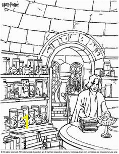 Harry Potter coloring page