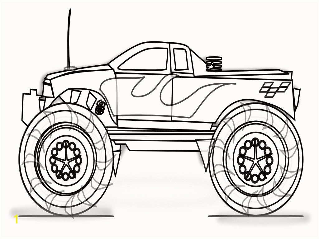 El toro Loco Monster Truck Coloring Page 30 New Truck Coloring Page
