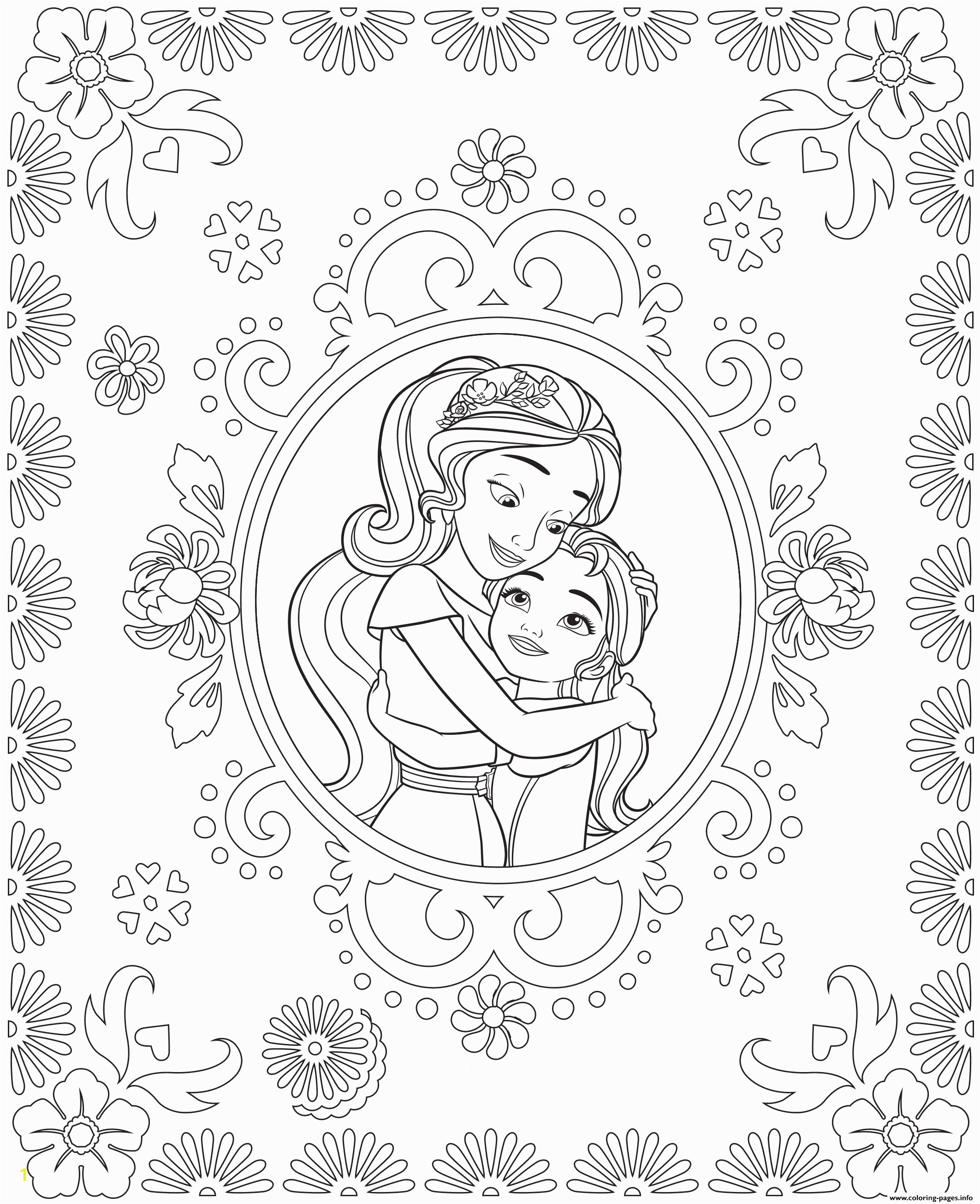 Elena Of Avalor Coloring Pages Free Elena Avalor Coloring Pages Free