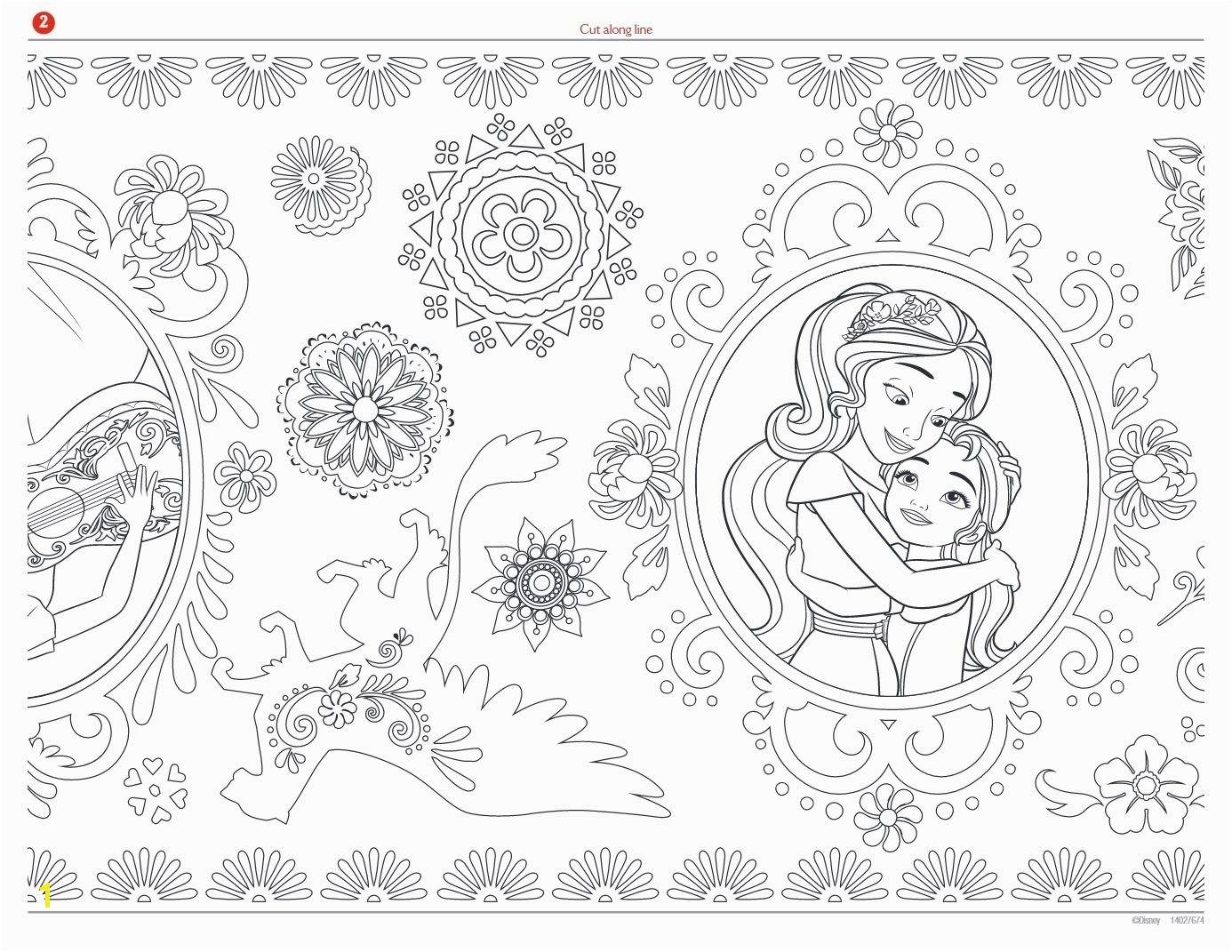 Innovative Elena Avalor Coloring Pages Free Disney New