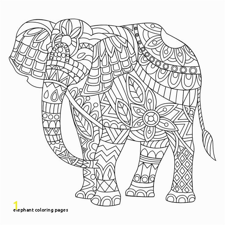 23 Elephant Coloring Pages