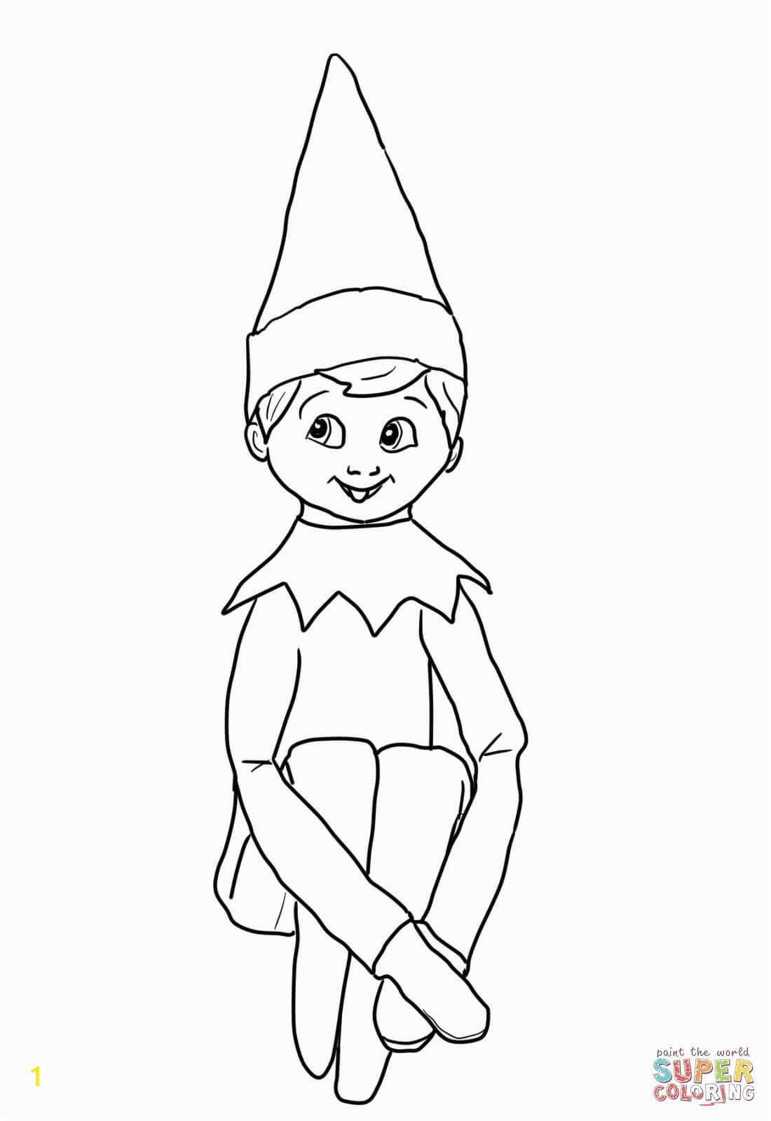 Elf Movie Coloring Pages Lovely Elf the Shelf Coloring Pages Coloring Pages