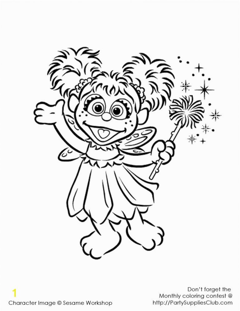 Elmo And Abby Coloring Pages Abby Cadabby Alida S 2nd Birthday