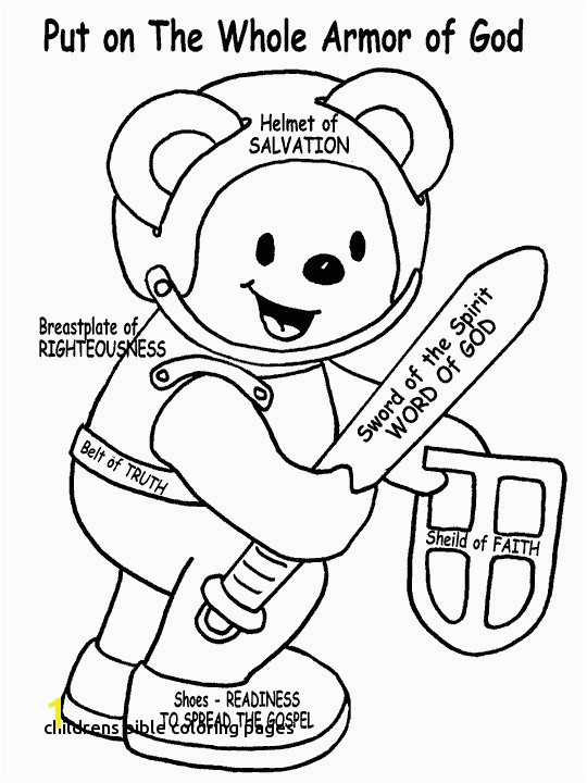 Elvis Coloring Pages Inspirational Armor God Teddy Bear for the