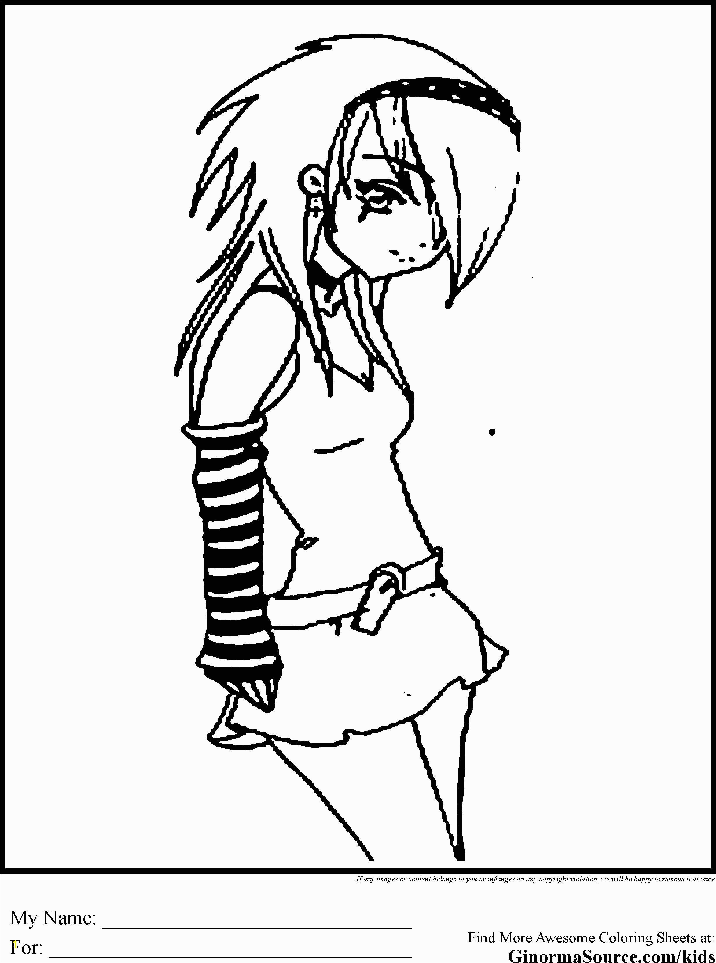 Emo Anime Coloring Pages to Print Anime Boy and Girl Coloring Pages Download
