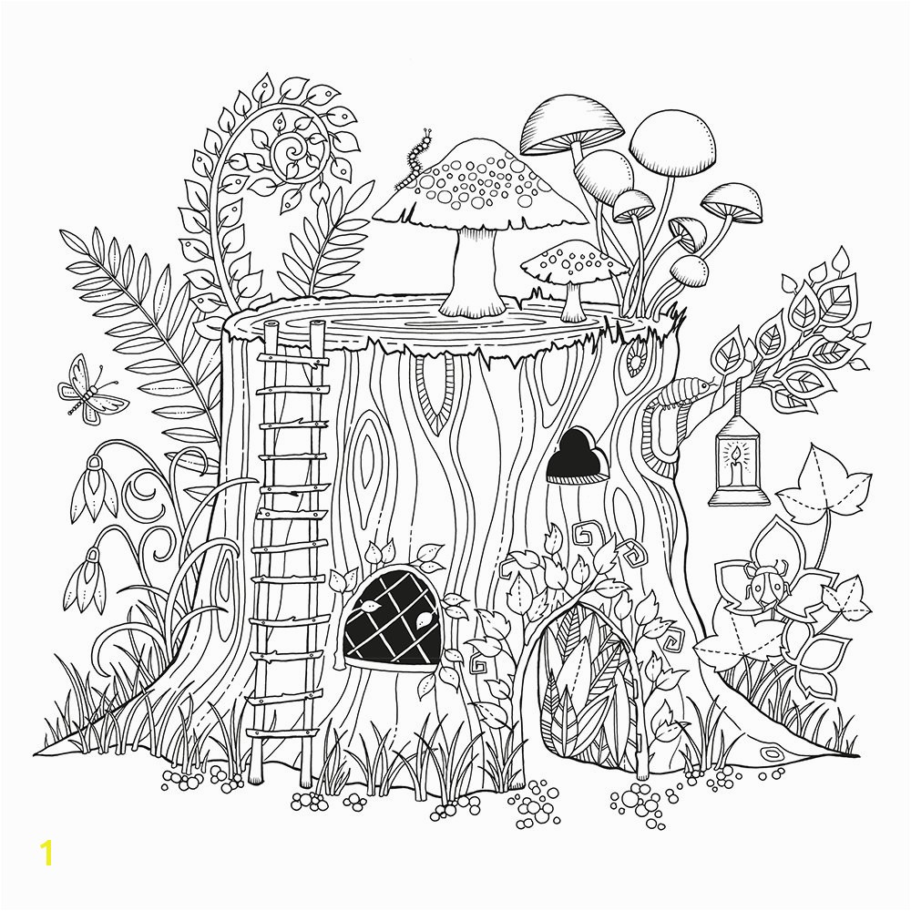 Enchanted forest Coloring Pages Pdf Best forest Coloring Pages Coloring Book Ribsvigyapan forest