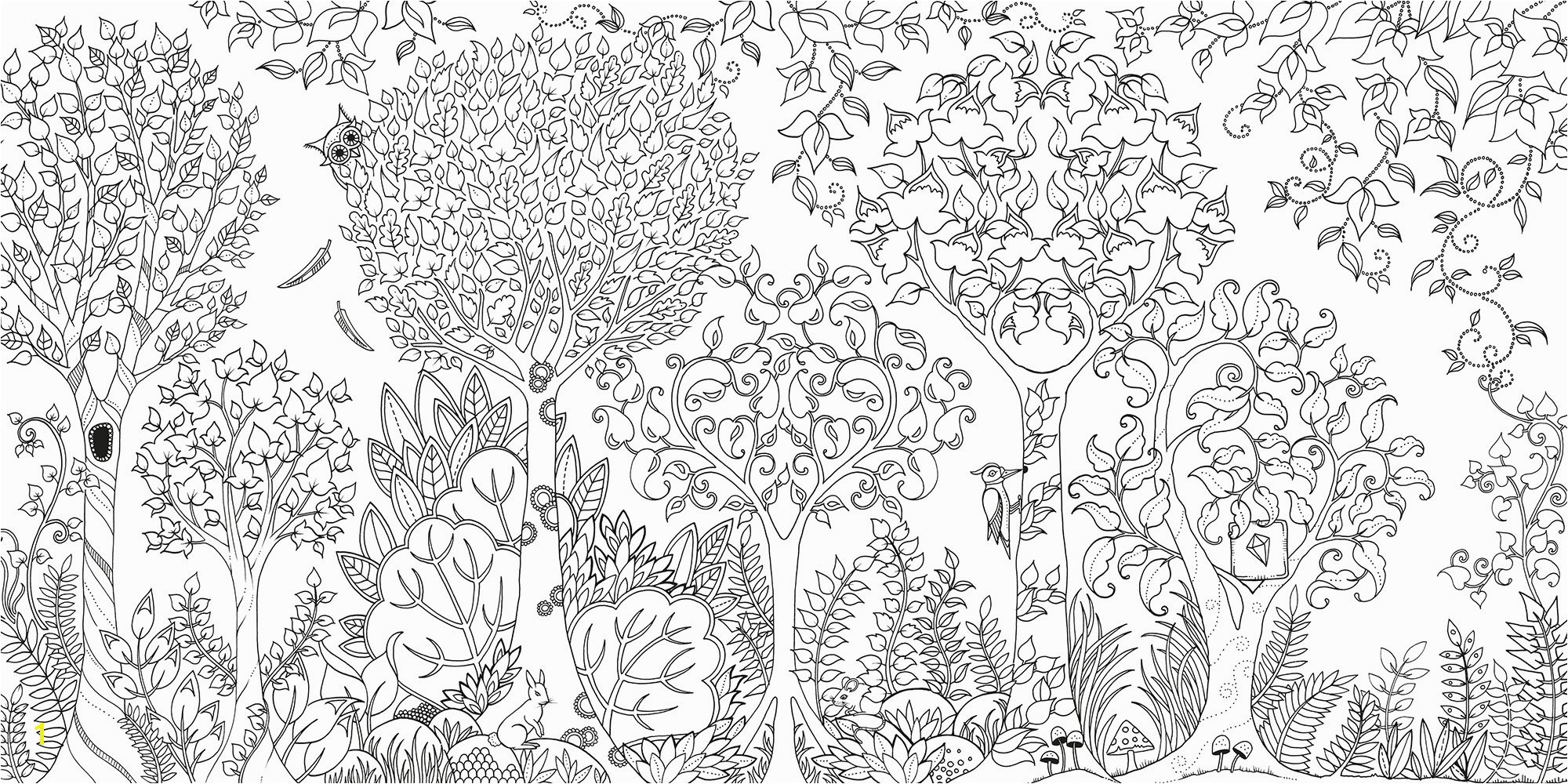 Enchanted forest Coloring Pages Pdf Awesome Enchanted forest Coloring Pages Pdf