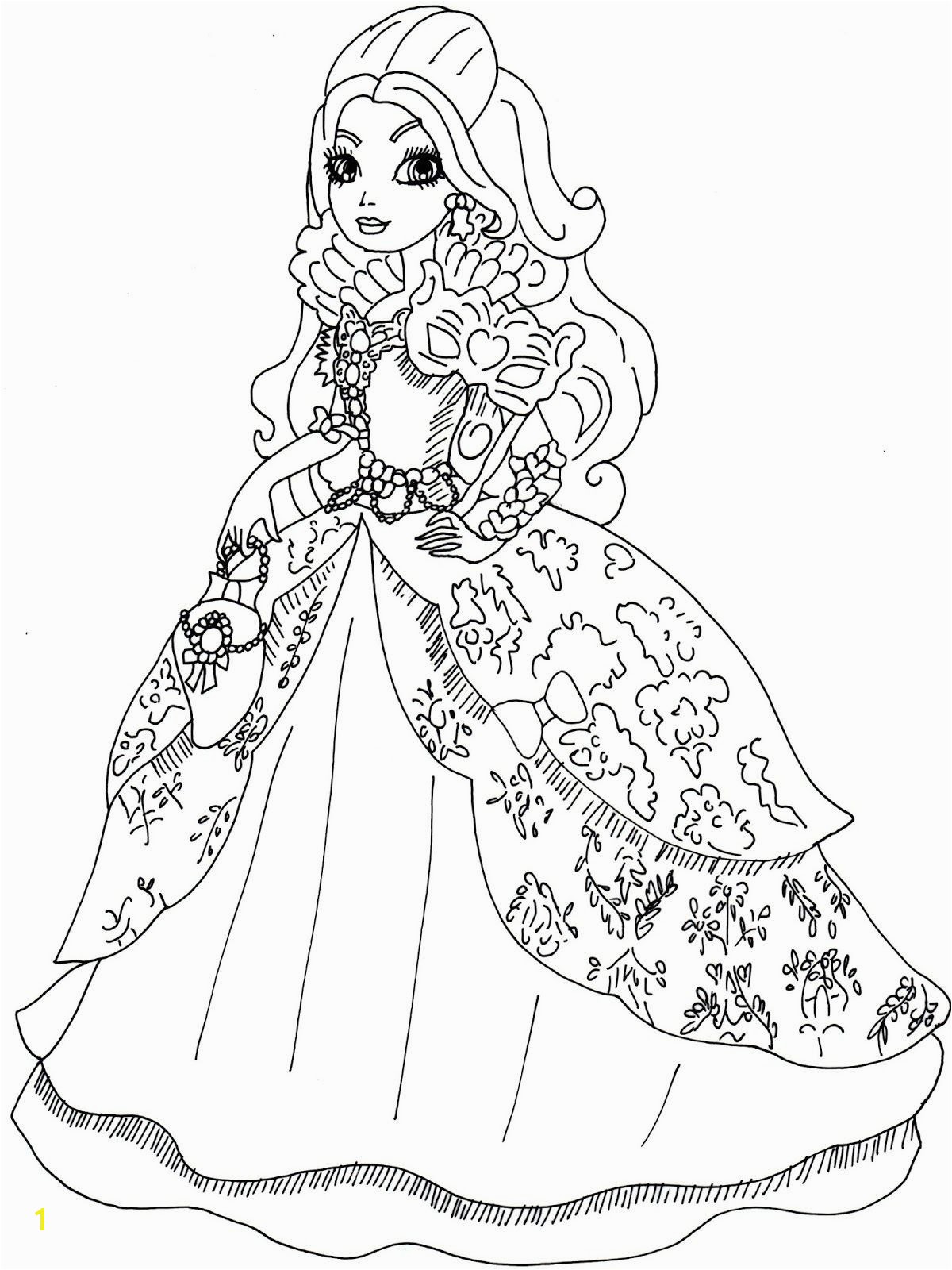 Ever after High Lizzie Hearts Coloring Pages Elegant Ever after High Coloring Pages Apple White Katesgrove