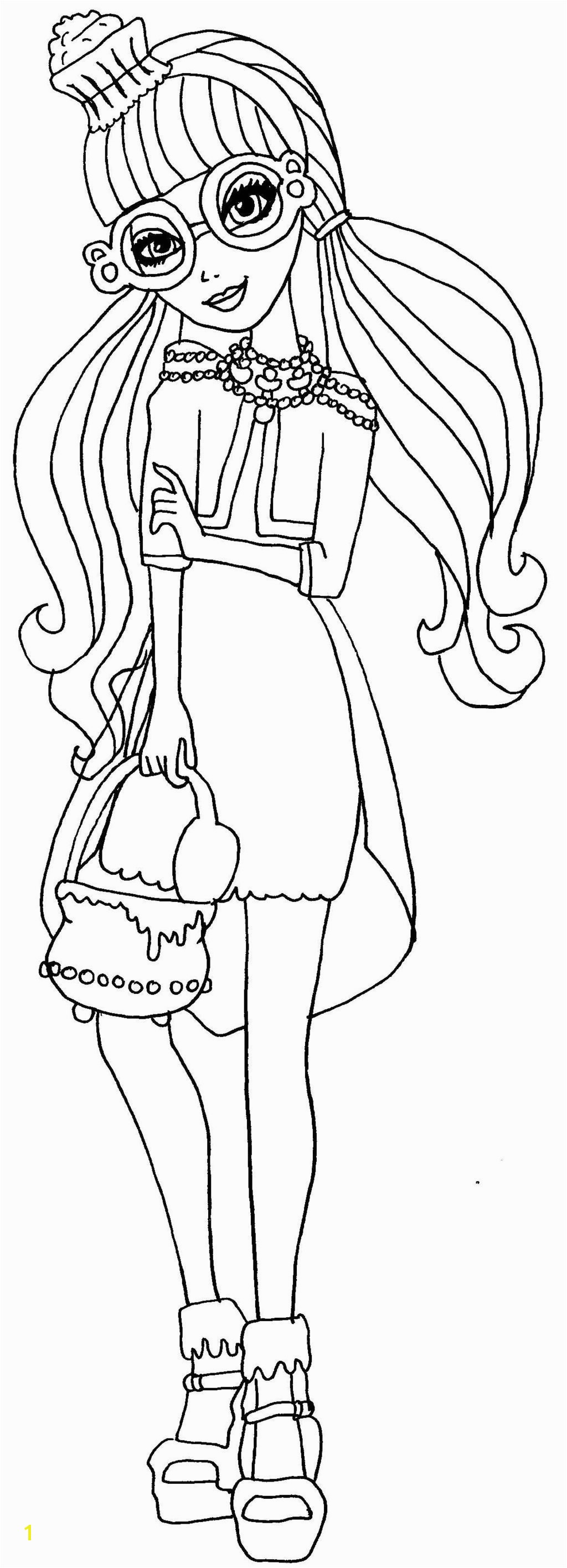 Ever after High Lizzie Hearts Coloring Pages Elegant Ever after High Coloring Pages Apple White Katesgrove