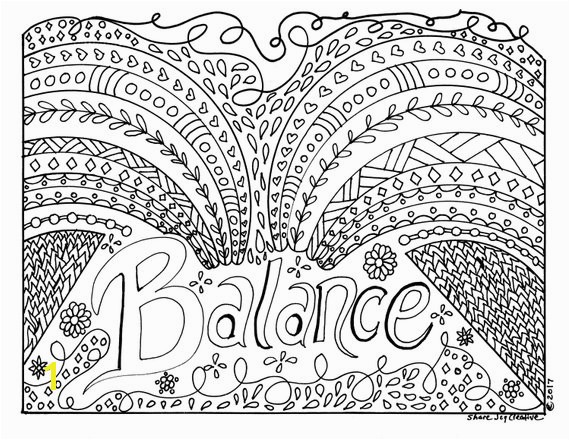 Everything Etsy Coloring Pages Balance Coloring Page