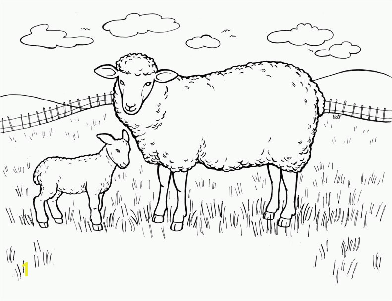 Feed My Sheep Coloring Page Free Printable Sheep Coloring Pages for Kids