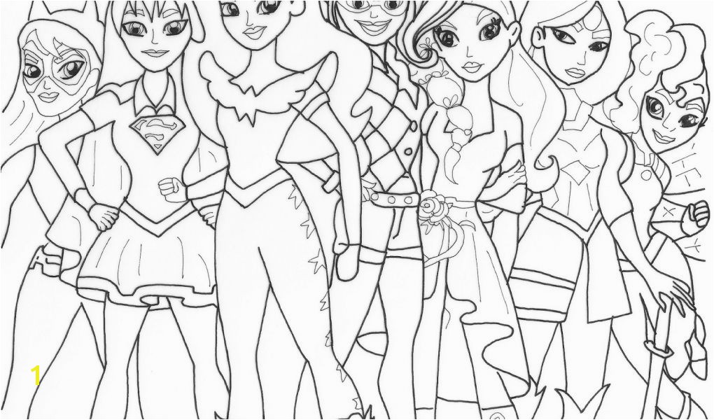 Female Superhero Coloring Pages New Free Printable Coloring Pages for Girls
