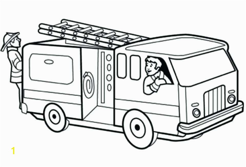 Fire Truck Coloring Pages for Preschoolers Fire Truck Drawing Awesome Truck Drawing for Kids at Getdrawings