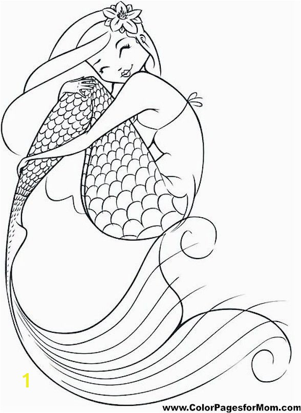 Mermaid Coloring Page 10