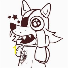 Five Nights at Freddy S Coloring Pages Foxy Print Foxy Five Nights at Freddys Fnaf Coloring Pages
