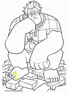 coloring pages See more Wreck It Ralph works as a "bad guy" in the arcade game Fix