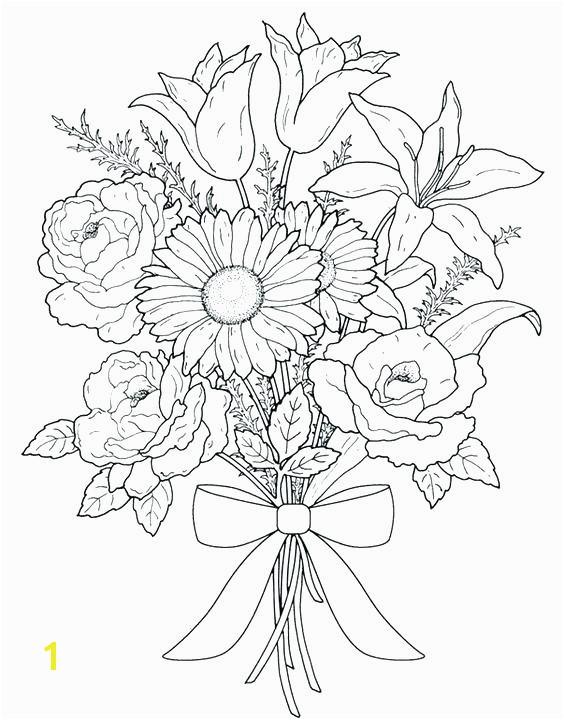 Flower Coloring Pages for Adults to Print Flower Coloring Pages for Adults 72