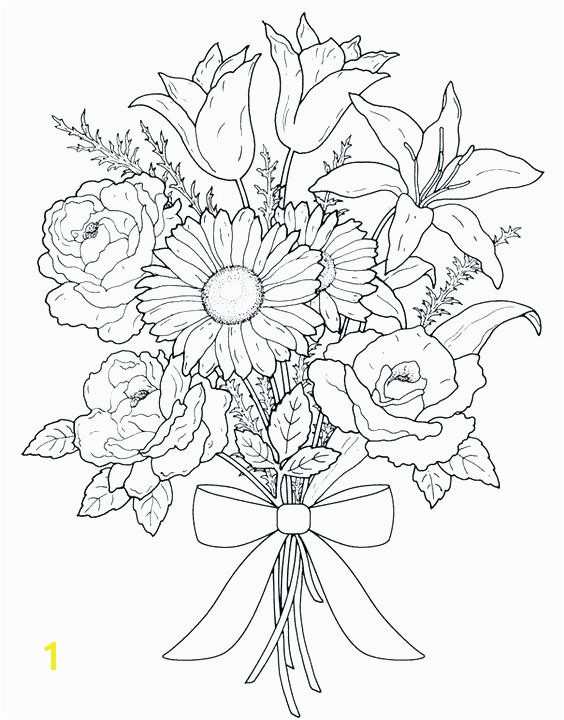 Flower Coloring Pages For Adults