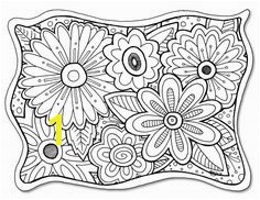 Flower Coloring Page Freebie