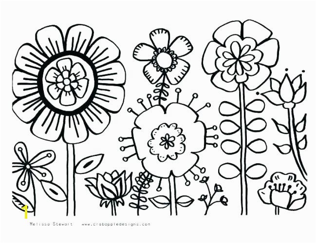 Flower Coloring Pages Free Printable Simple Flower Coloring Pages Simple Flowers G Pages Colouring