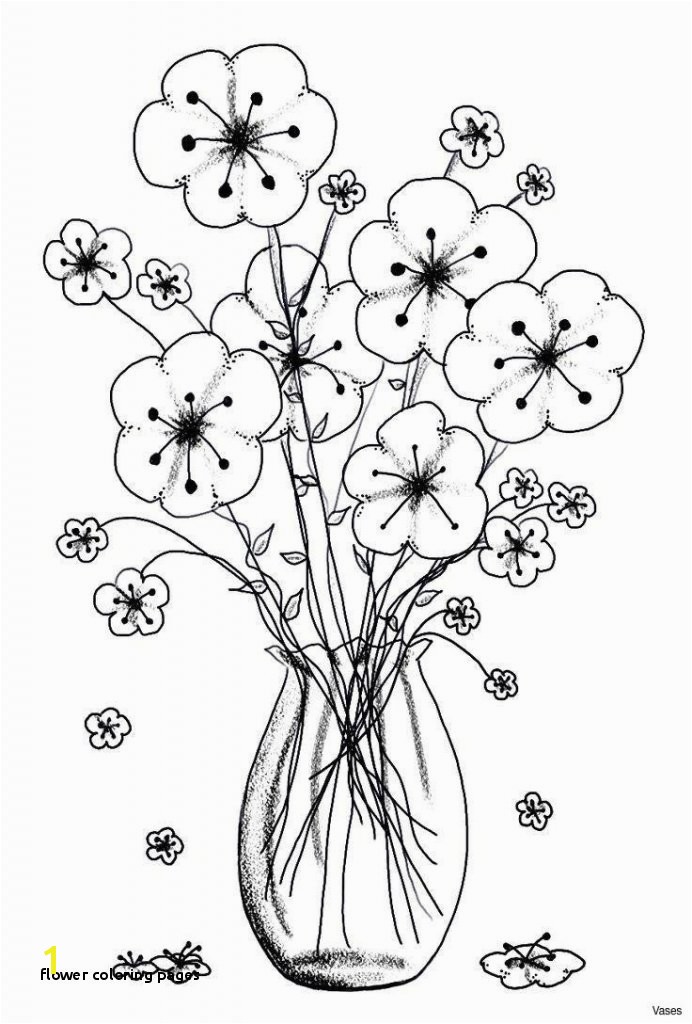 28 Flower Coloring Pages