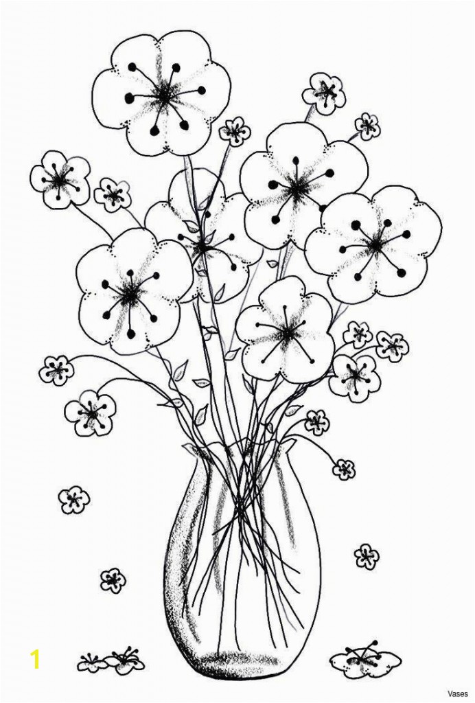 Cool Vases Flower Vase Coloring Page Pages Flowers In A top I 0d Flowor Coloring Pages