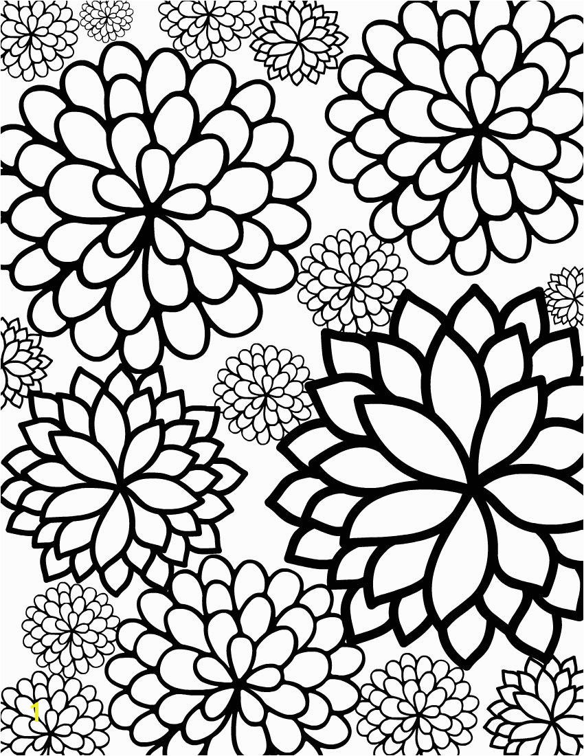 Flowers Coloring Pages Print Free Printable Bursting Blossoms Flower Coloring Page