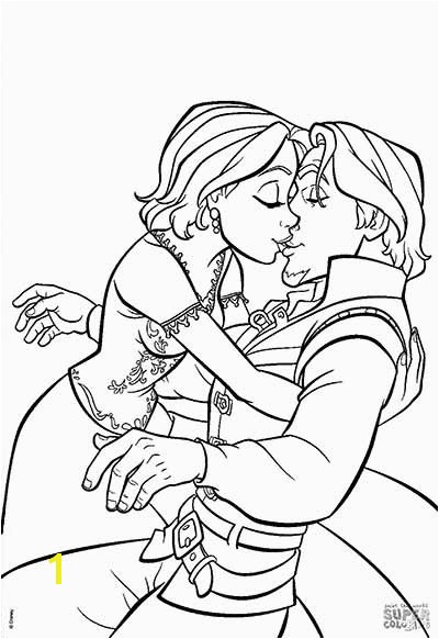 Tangled Rapunzel Coloring Pages